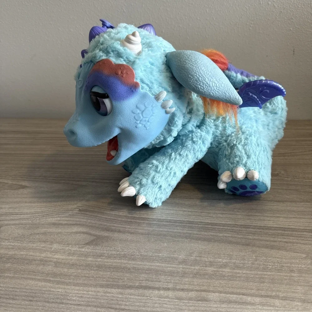 FurReal Friends Torch My Blazin'‎ Baby Dragon Light Sound Animated Pet Works